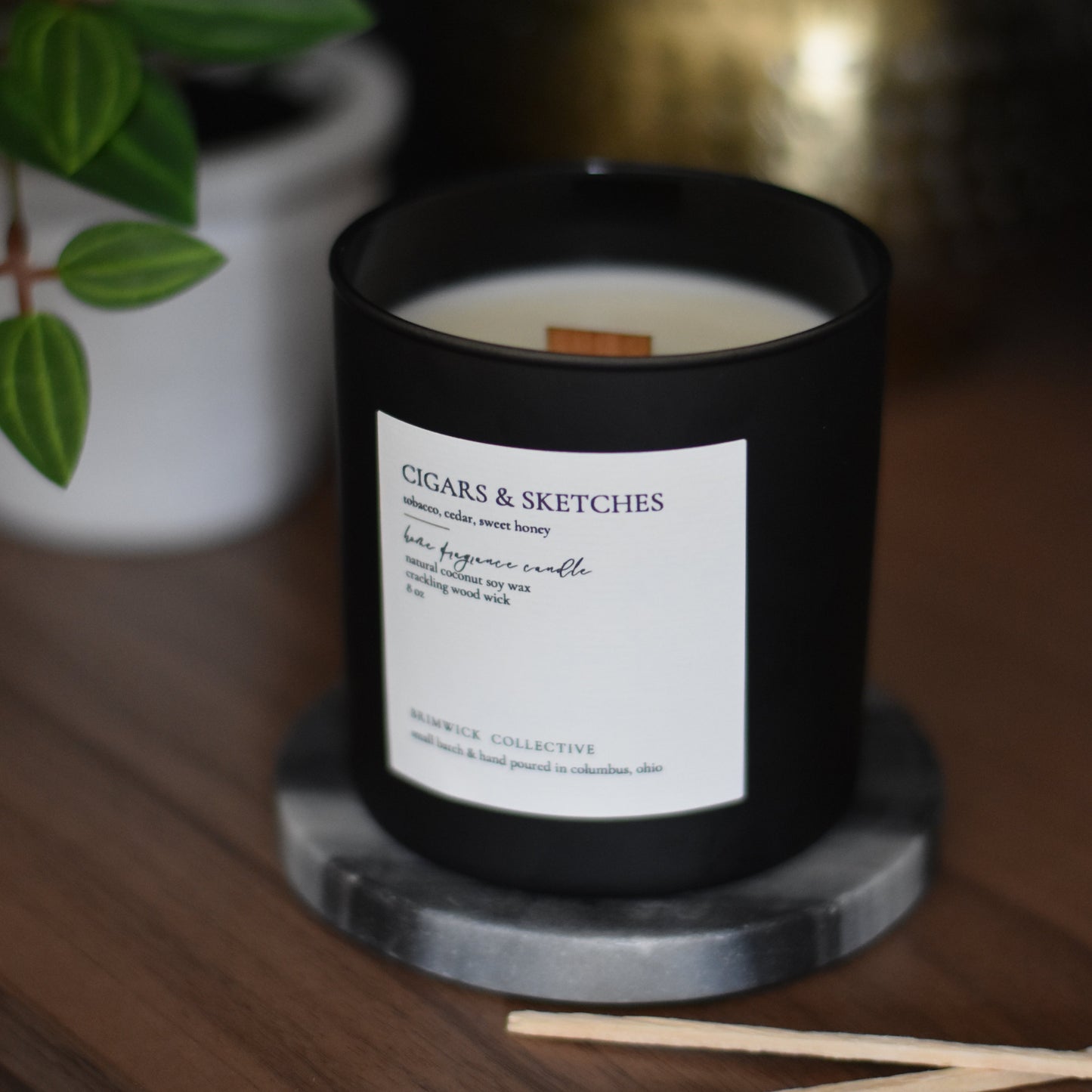 Cigars & Sketches Candle