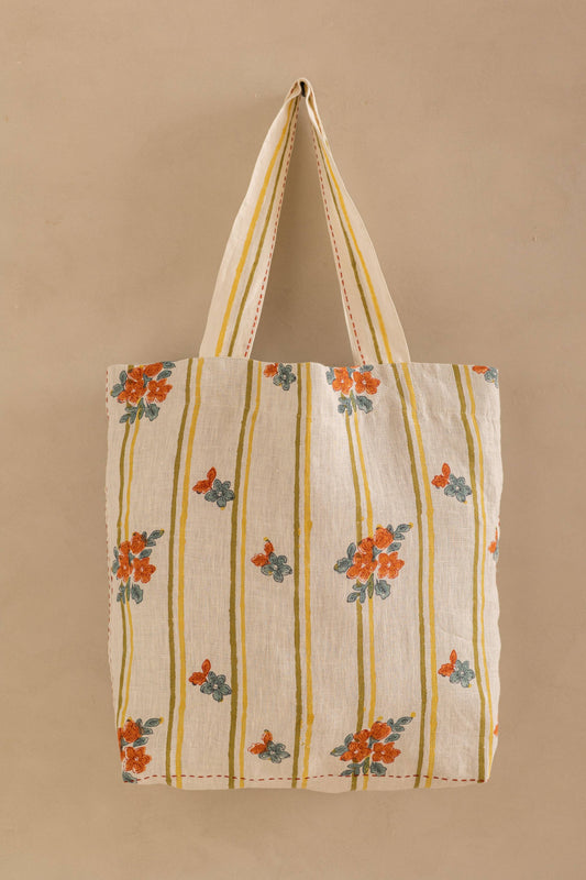 Linen Bloom Bag