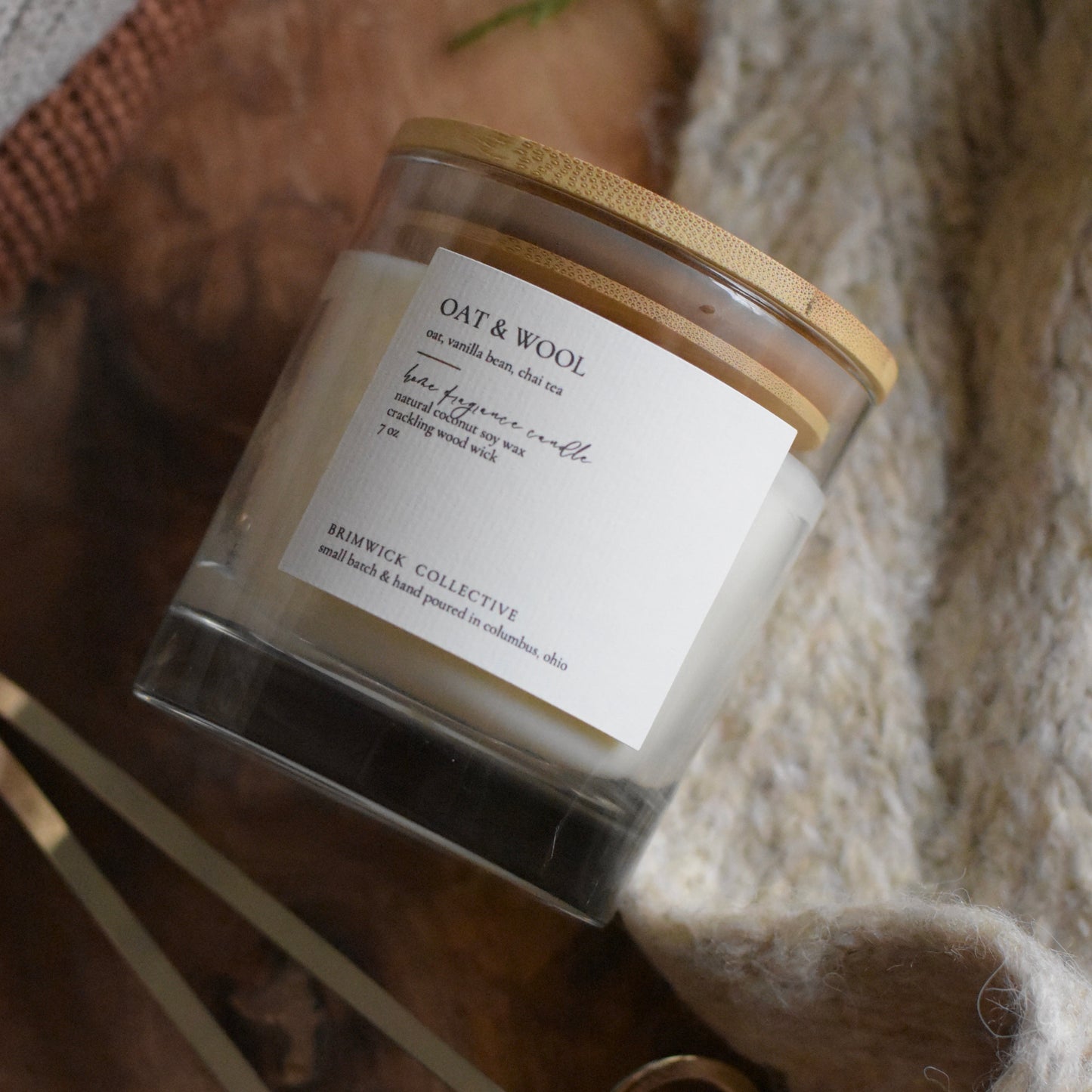 Oat & Wool Candle