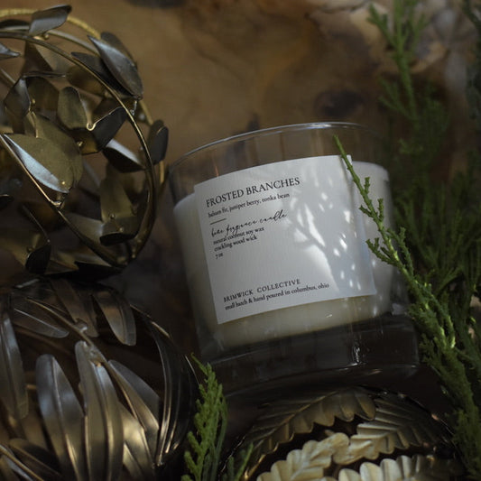 Frosted Branches Candle