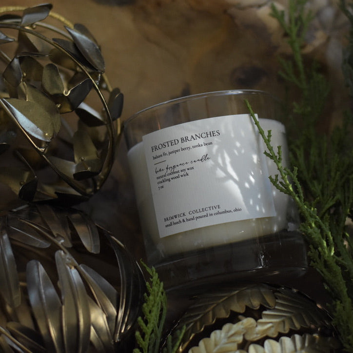 Frosted Branches Candle
