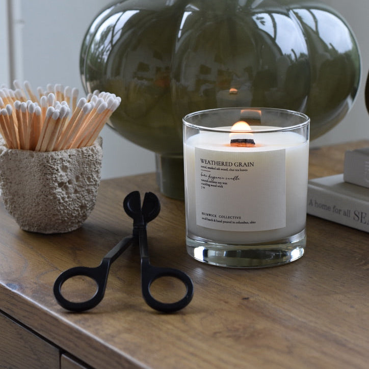 Weathered Grain Candle