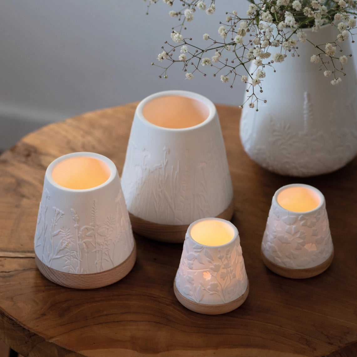 Embossed Candle Holder (4 sizes)