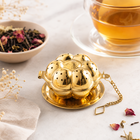 Golden Flower Tea Infuser