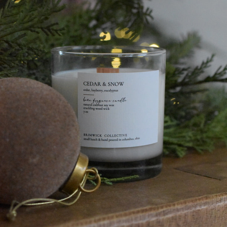 Cedar & Snow Candle