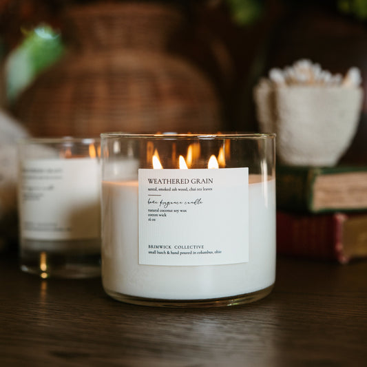 Weathered Grain Candle