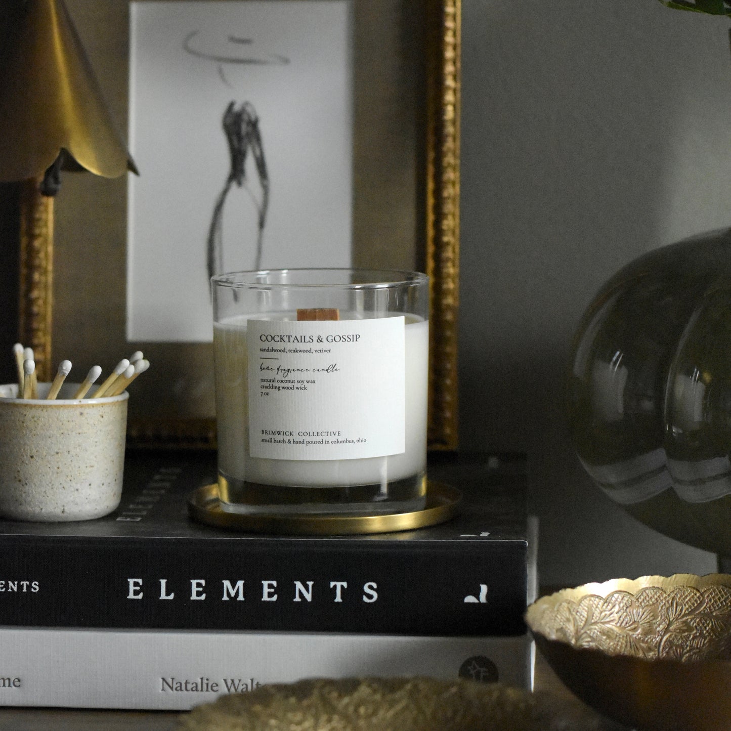 Cocktails & Gossip Candle