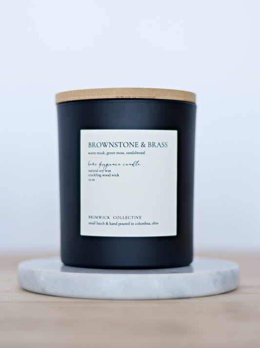 Brownstone & Brass 12 oz. Candle
