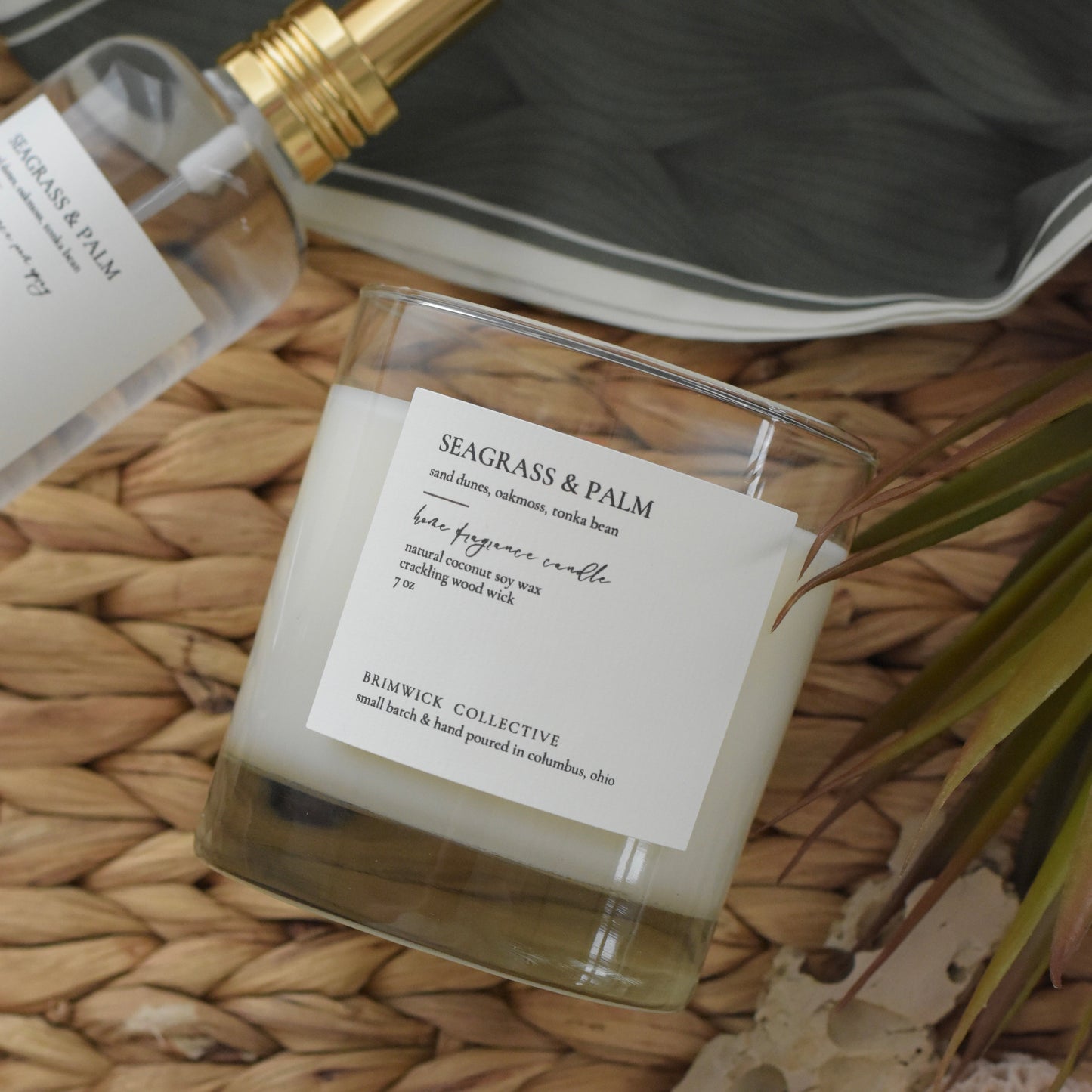 Seagrass & Palm Candle