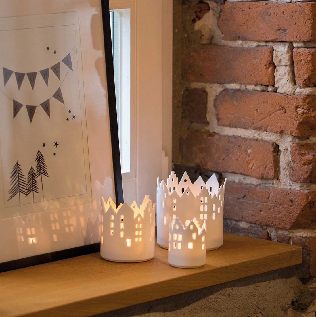 Cityscape Candle Holder (3 sizes)