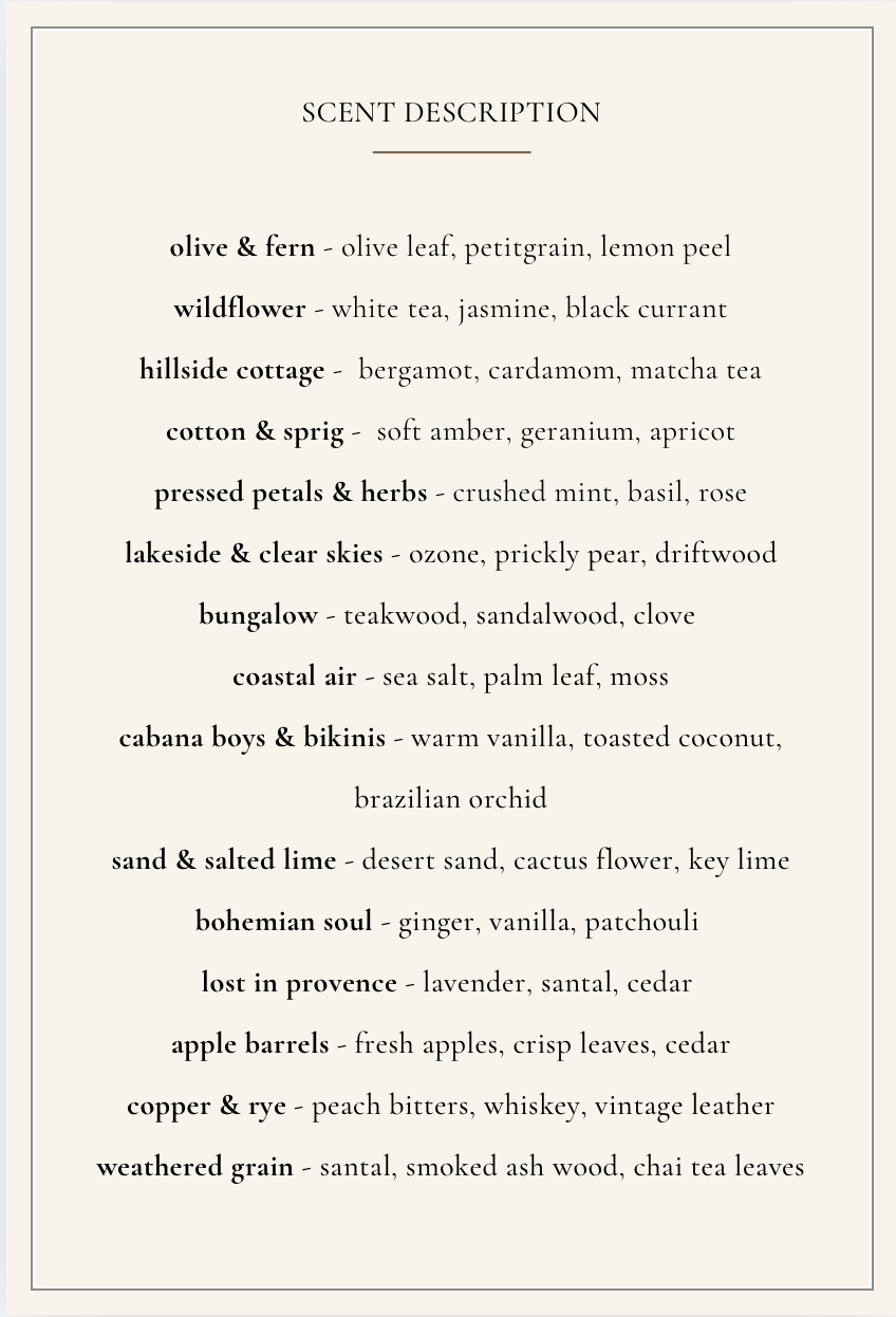 Scented Reed Diffusers