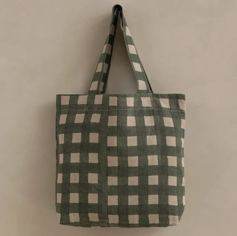 Linen Olea Tote Bag