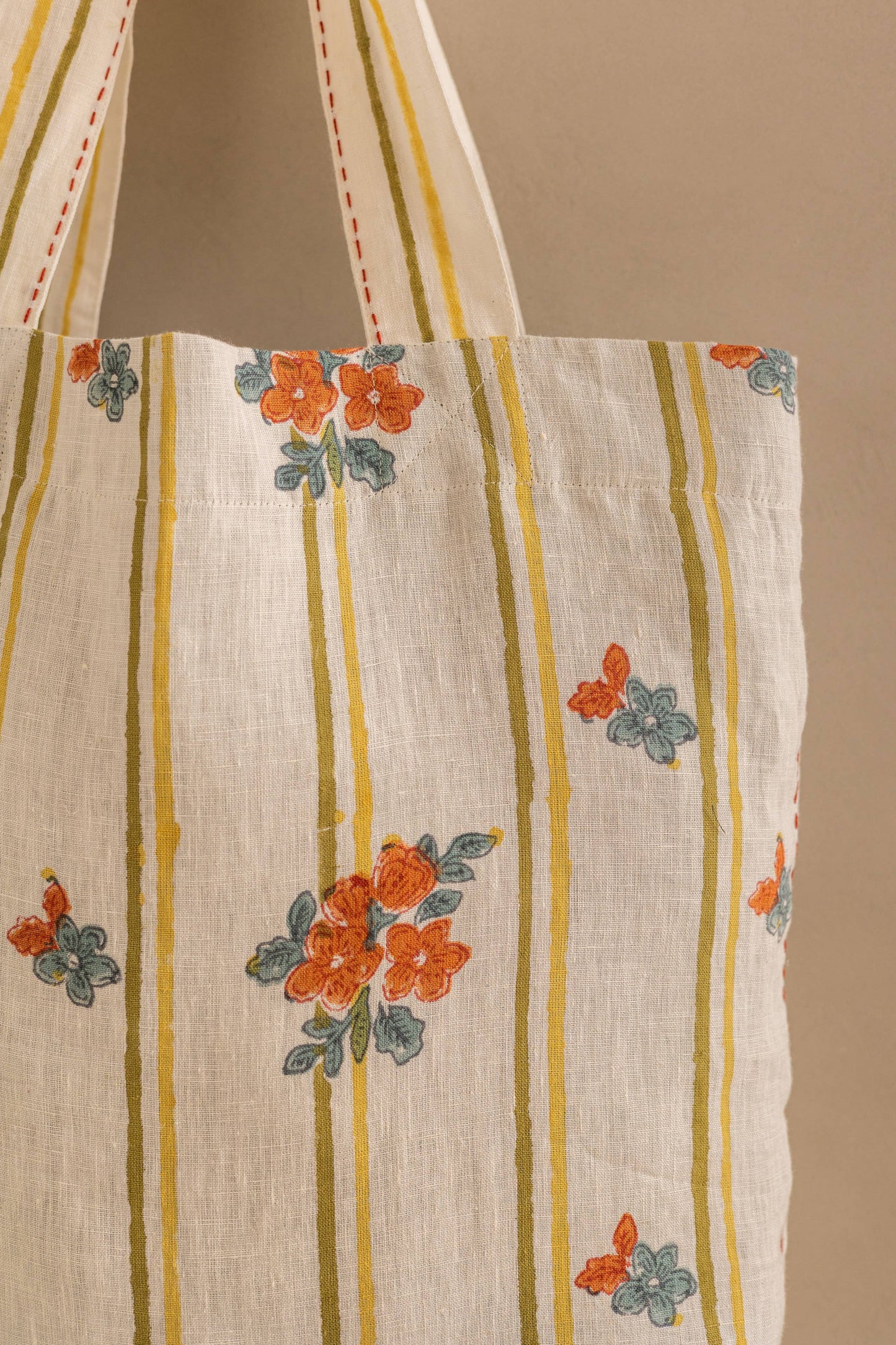 Linen Bloom Bag