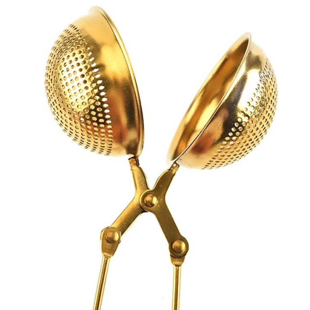 Gold Snap Ball Tea Infuser